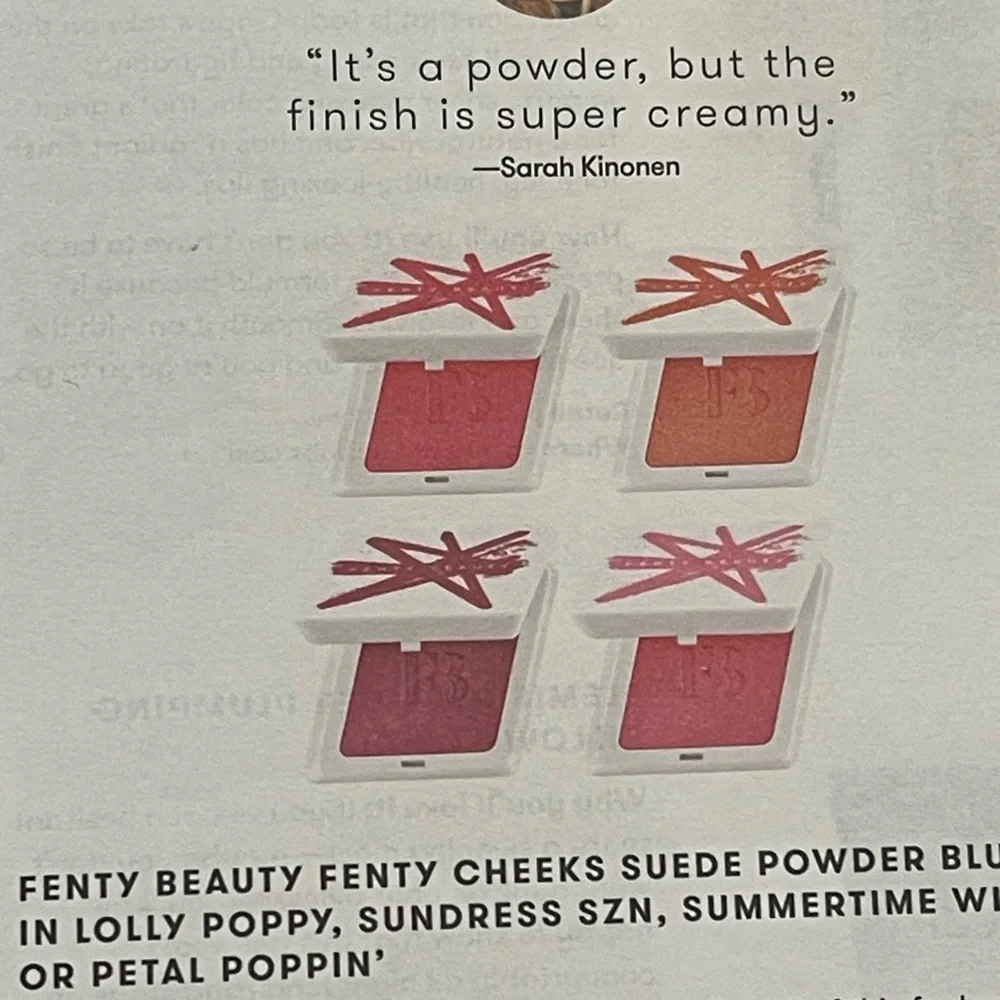Fenty Beauty add pop